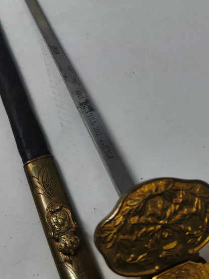 Signal corps Dress sword. Alphonso XIII, Spain.