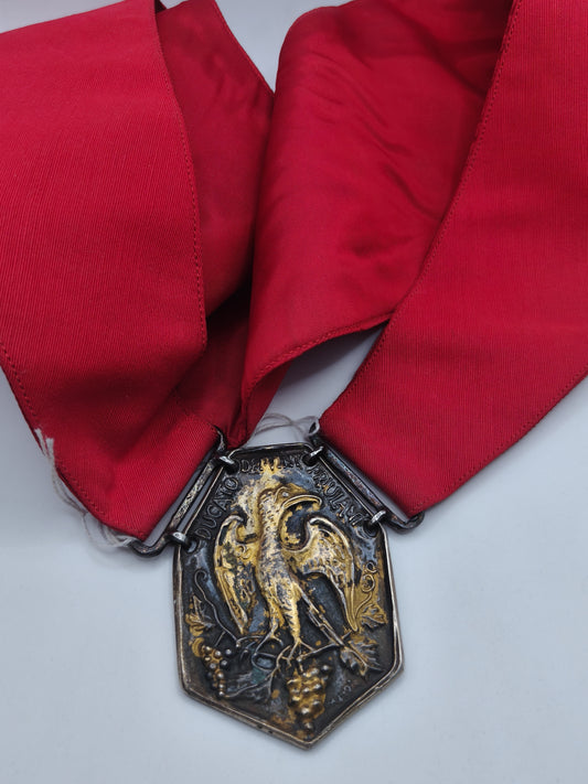 Medalla collar gastronómico. Italia
