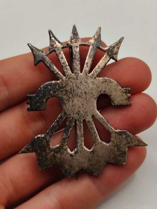 Insignia flechas falange. Época guerra civil española.