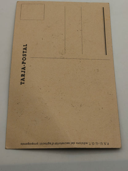 Postal Card, Spanish Civil War, II Republic