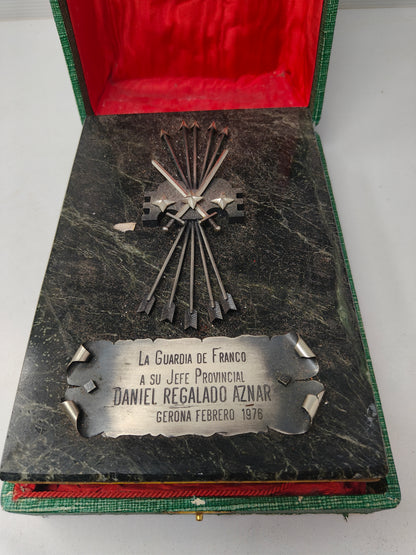 Monumento Guardia de Franco dedicado Daniel Regalado Aznar. Gobernador Gerona.