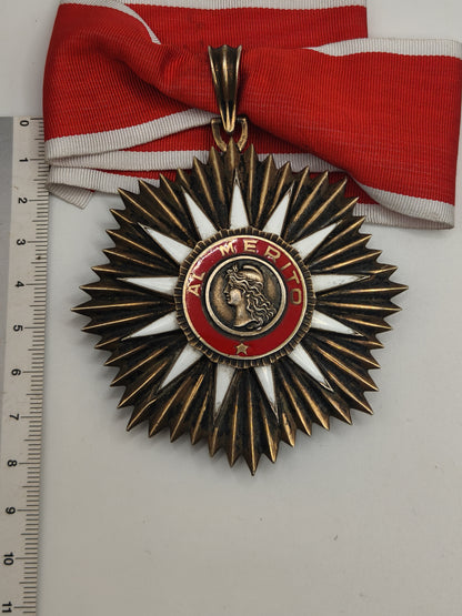 Commander Medal Order of May , Argentina. Big Size.