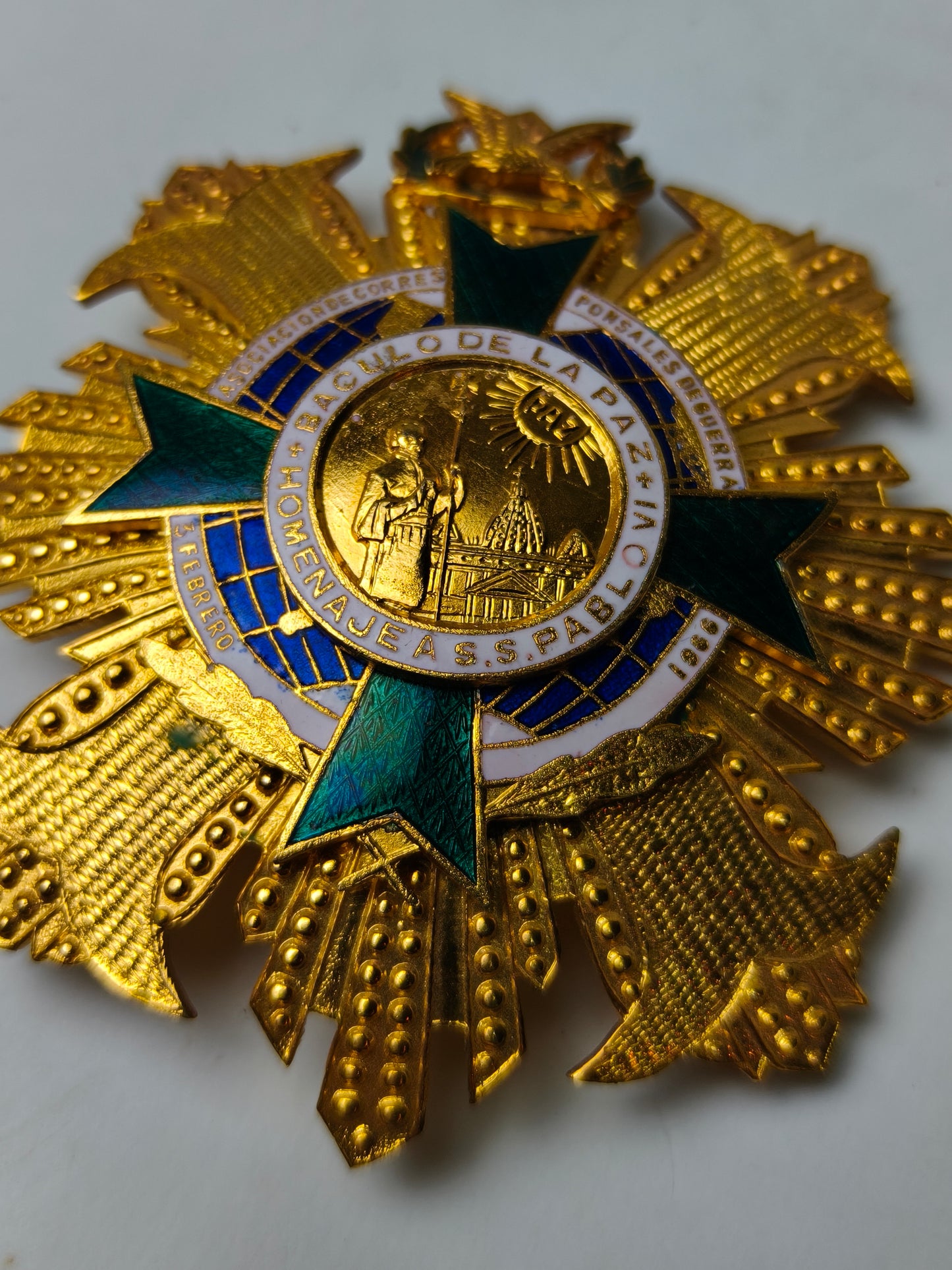 San Pablo Order Breast Star 1966. Spain.