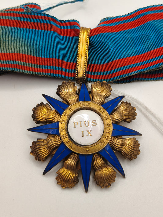 Papal Order of Pius IX Commander Medal. Vatican