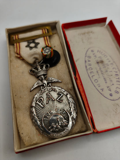 Medalla Paz de Marruecos 1927. Guerra de África