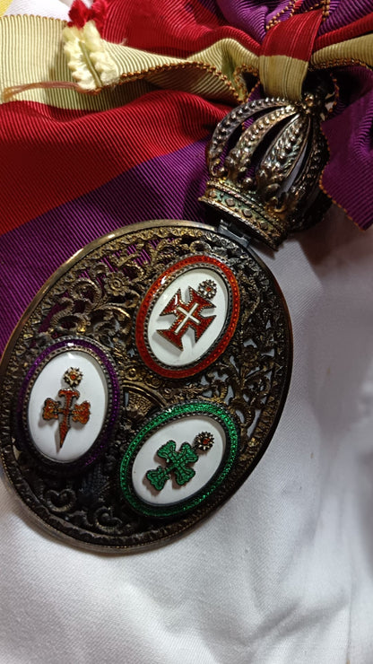 Brazilian Triple Order Badge of Grand Cross.