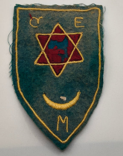 North Africa Military Spanish Troops Arm Shield, Spanish Civil War.