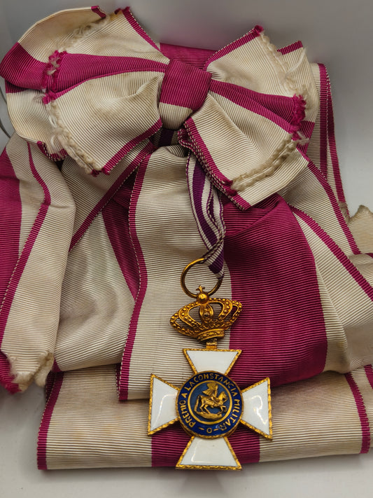 Banda gran cruz orden san Hermenegildo