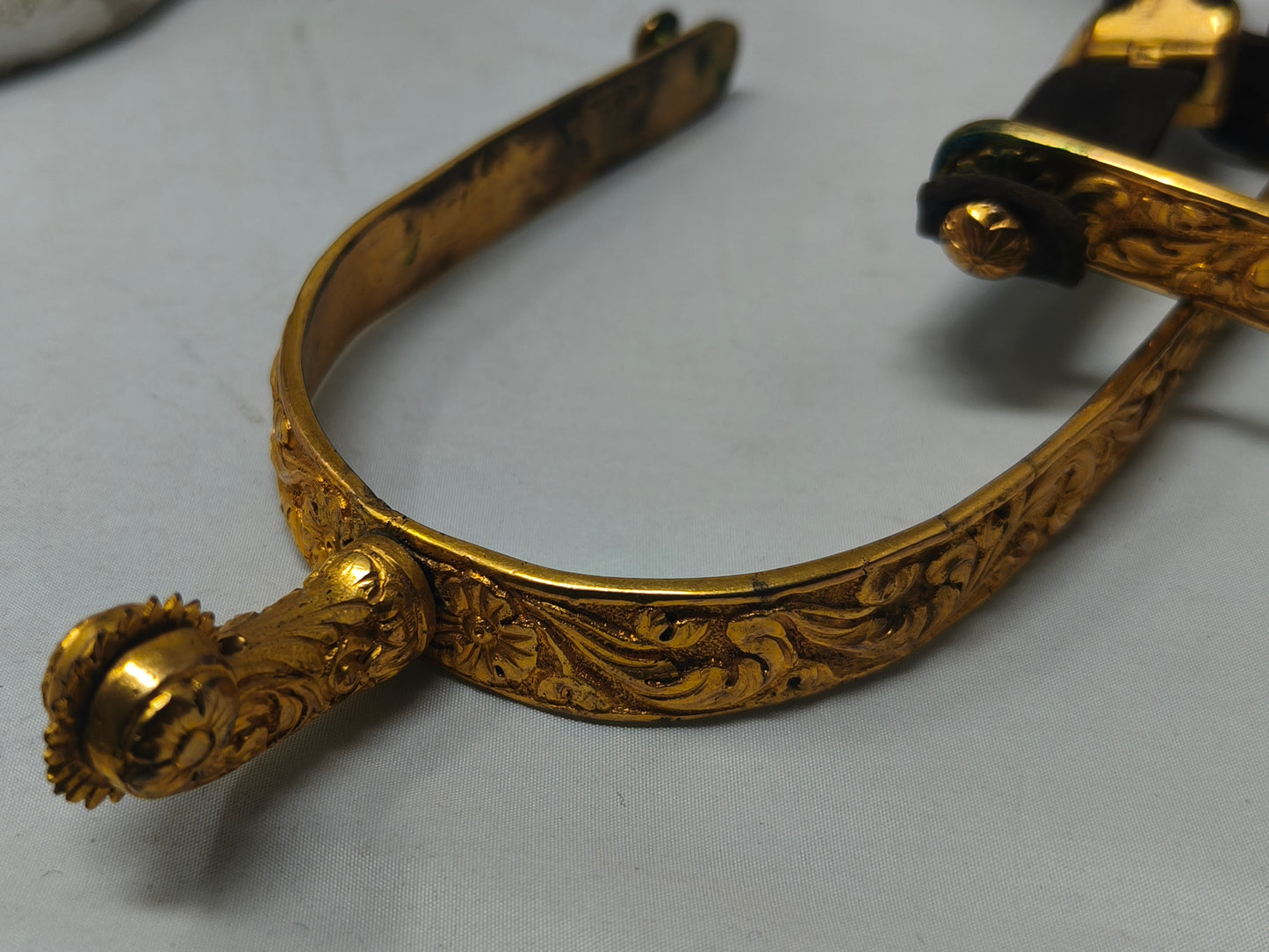 General Cavalry Military Golden Spurs . Spain Alfonso XIII.