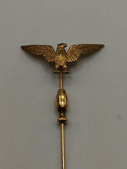 Pin alfiler Águila plata dorada