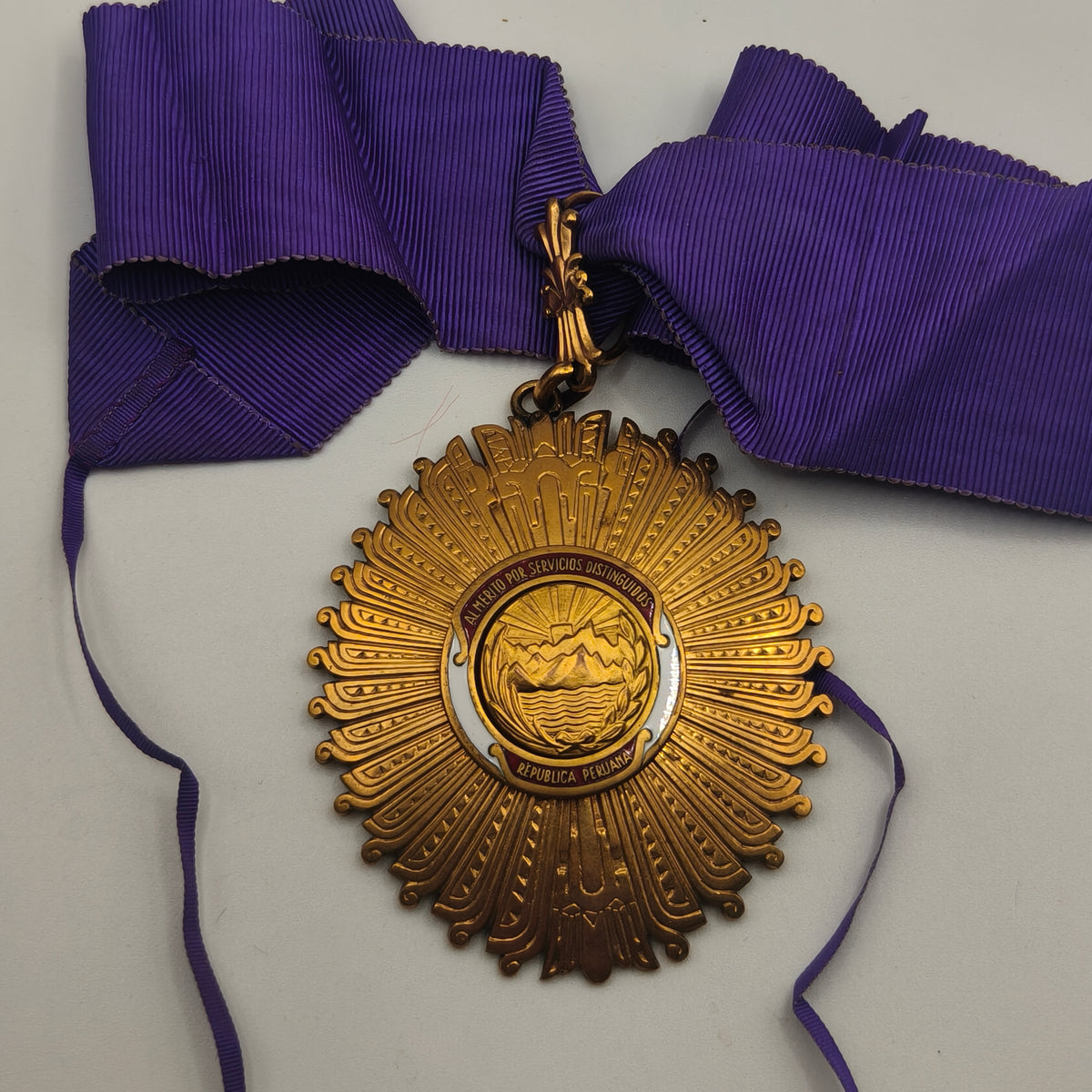 Order of Merit, Commander Class Medal. Peru.