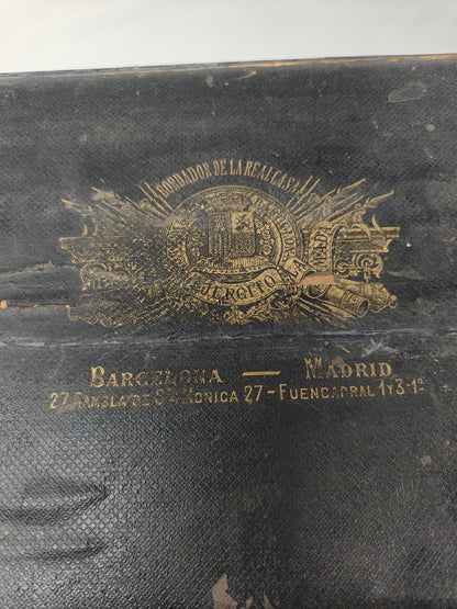Hombreras cinturón Almirante marina española. Época monarquía española