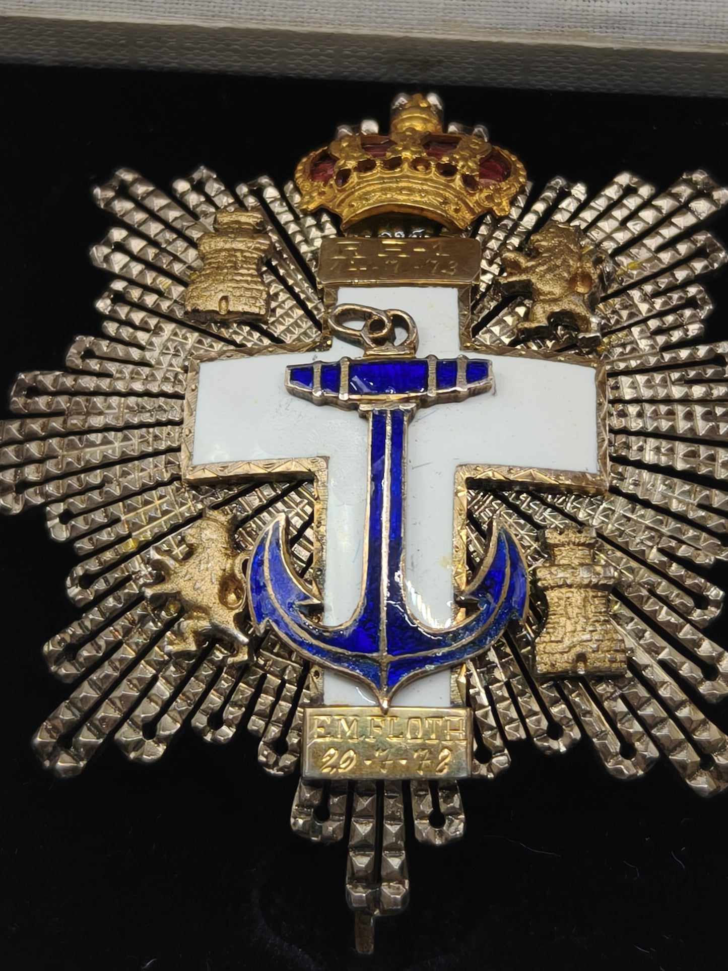 Naval Merit Order Breast Star. Spain
