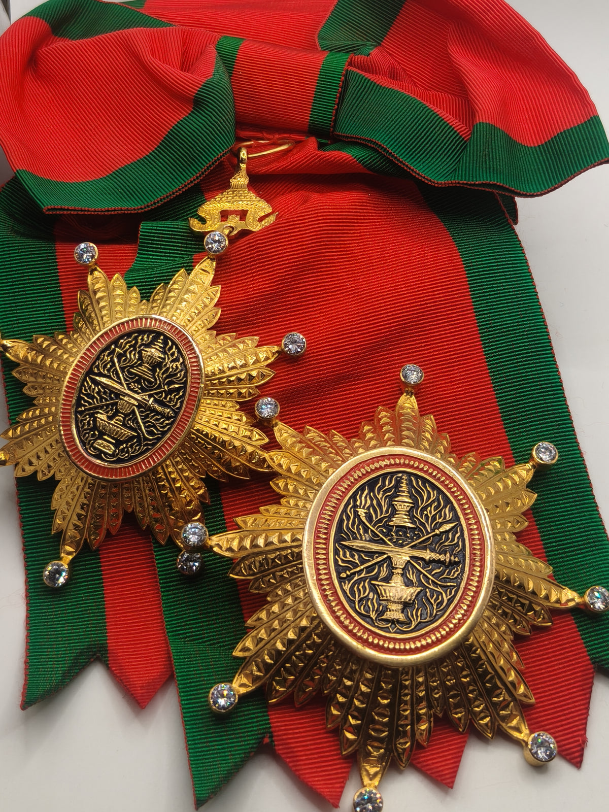 Royal Order Of Cambodia, Grand Cross Set, Modern Issue.