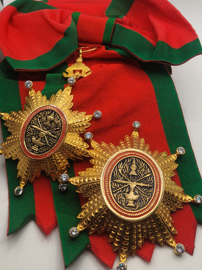 Royal Order Of Cambodia, Grand Cross Set, Modern Issue.