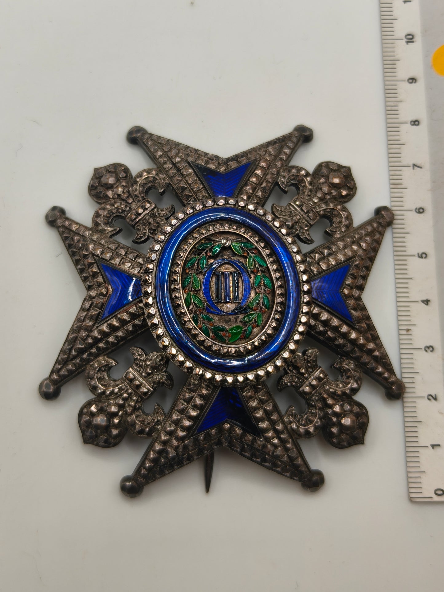 The Grand Cross of the Royal Order of Charles III . Spain XIX Century.