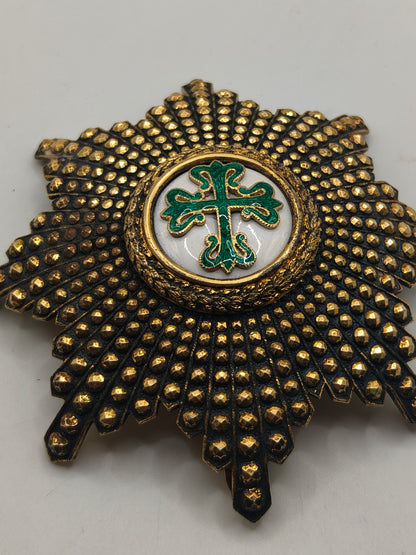 Aviz Order Grand Cross. Gold silver. Portugal.
