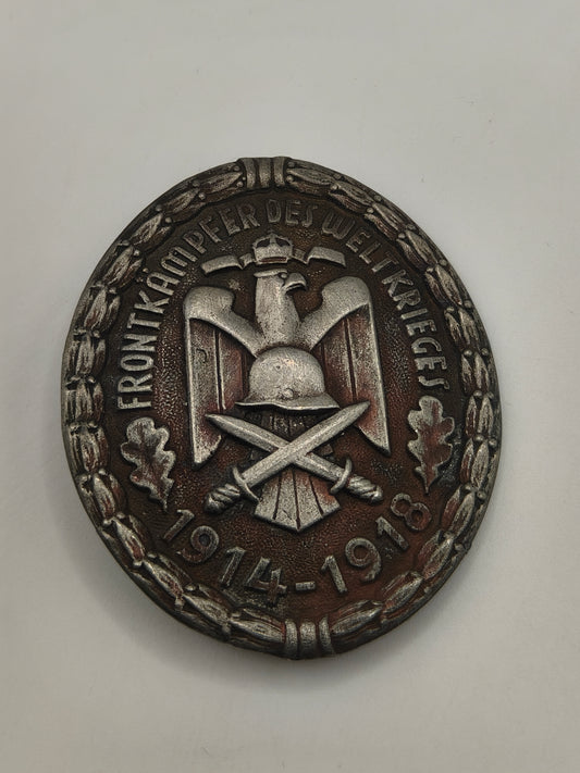 Insignia excombatientes combatientes del frente. IWW Alemania Weimar