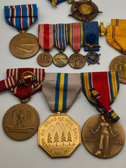 Lote medallas veterano IIWW. USA