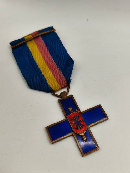 Medalla Flechas Azules Voluntarios Italianos Guerra civil española