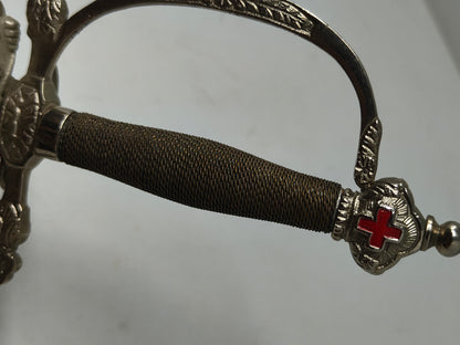 Espadín de Gala Cruz Roja. Época monarquía España
