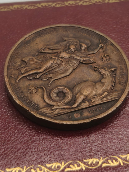 "CONQUÊTE D'ALGER LE 5 JUILLET 1830" Conmemorative Medal. France