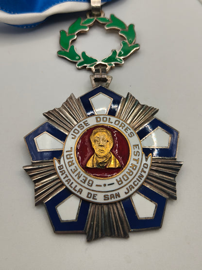 Commander Medal Order of General Jose Dolores Estrada, Batalla de San Jacinto. Nicaragua