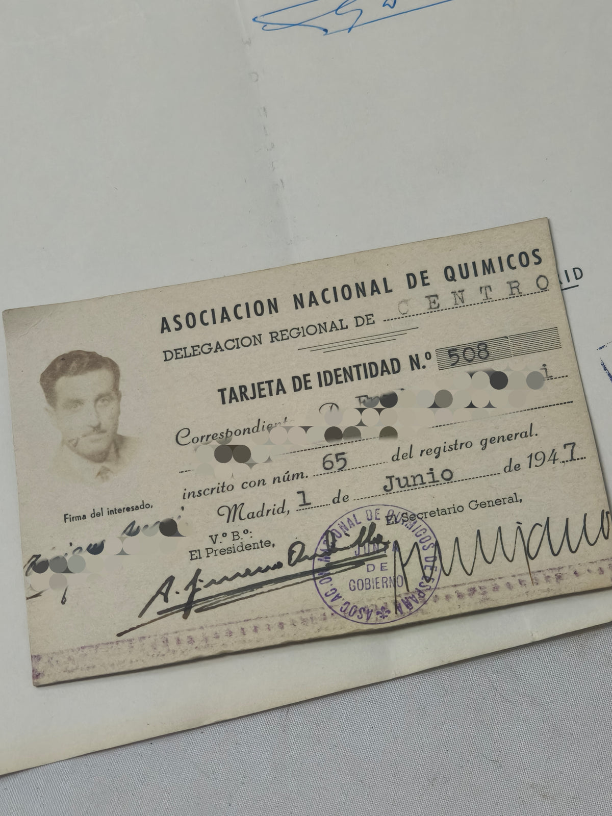 National Association of Chemists of Spain, Medal. Spain.
