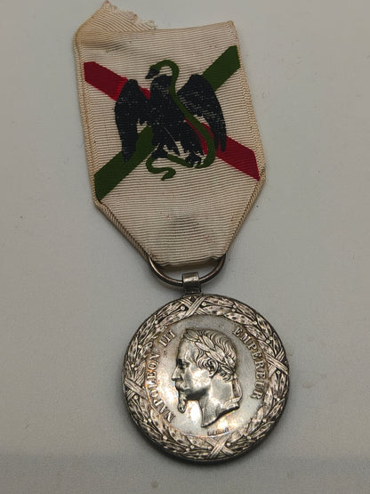 Mexico's Campaign Medal. Napoleon III France