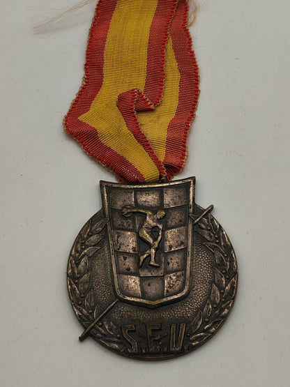 Medalla deportiva falange del SEU. España