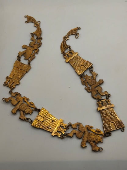 Collar Order Spain. Lion and Tower.