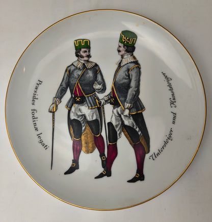 Conmemorative Military Porcelain Plate. Germany.