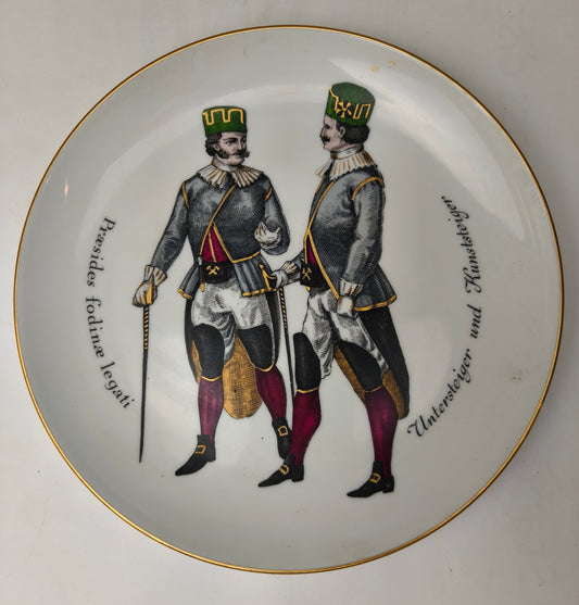 Conmemorative Military Porcelain Plate. Germany.