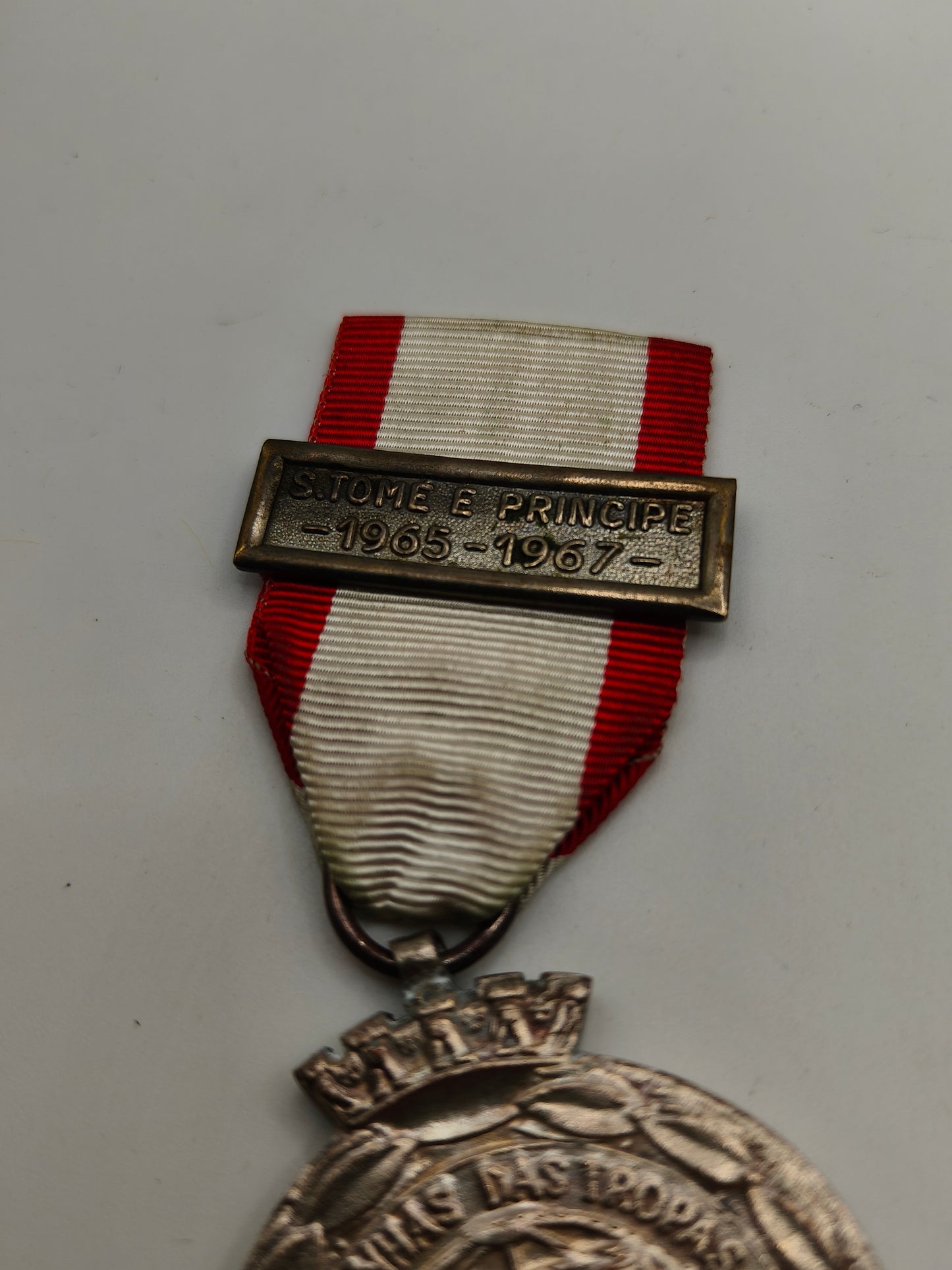 Medalla colonial Acción Santo Tomé guerra colonial portuguesa