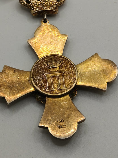 Commander Medal Order of Fenix. Monarchy Period, Greece.