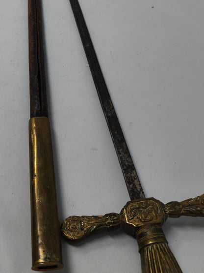 Carabineros Dress sword. Alphonso XII-XIII.