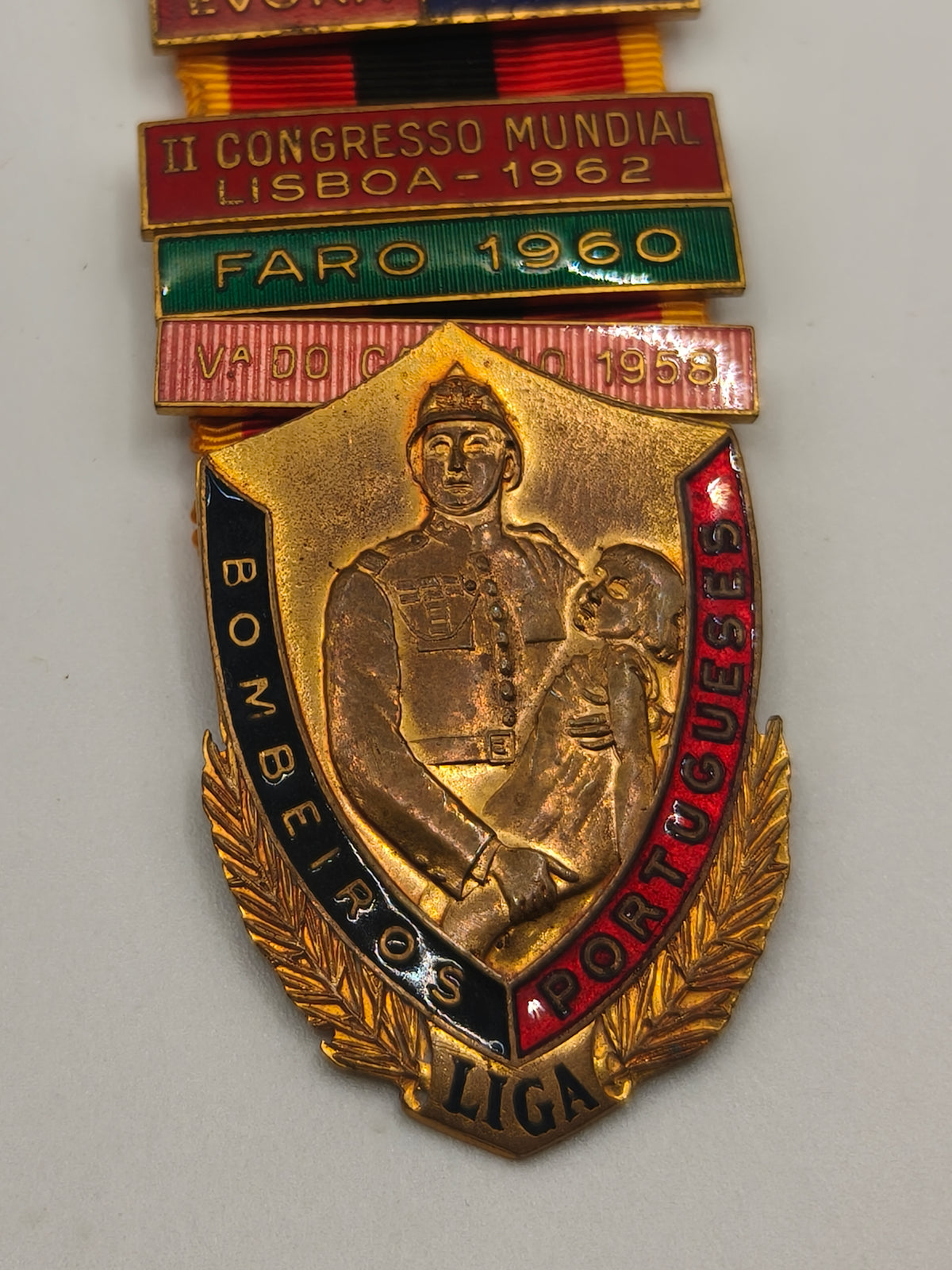 Firefighter League Medal. Portugal.