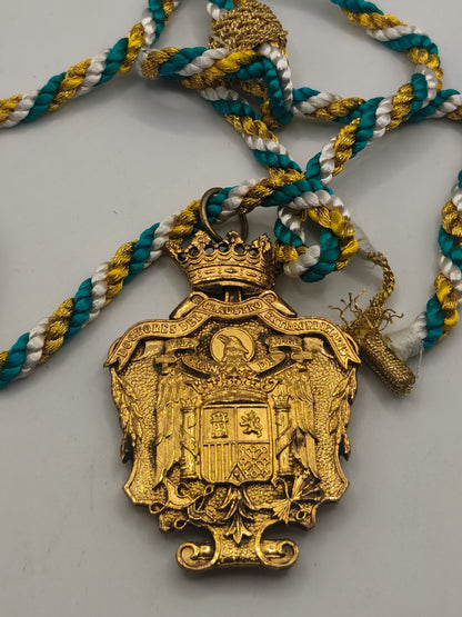 Extraordinary Senate Meeting Medal. Spain Franco's period.