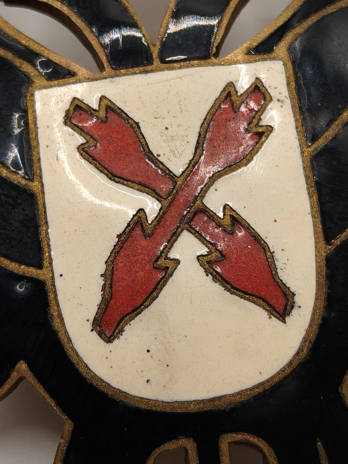 Carlist Badge, Spanish Civil War, Big Size.