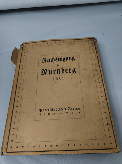 Núremberg Book 1934. IIWW original Germany.