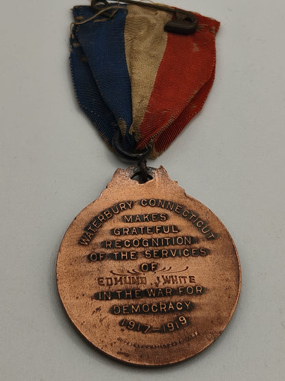 Named Service Medal, Waterbury USA. IWW