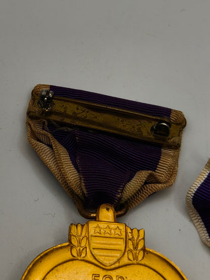 Medalla Corazón Purpura con Mini. USA
