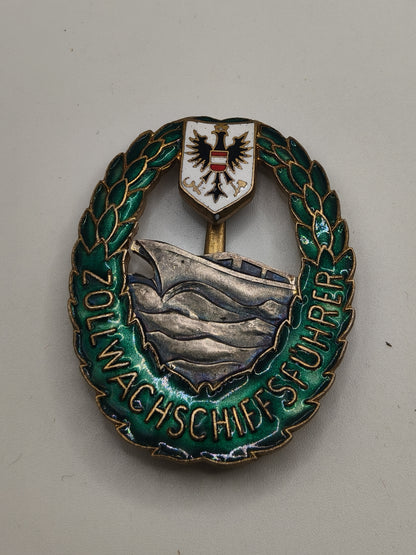 Austrian Naval Custom's Police Badge. 60s