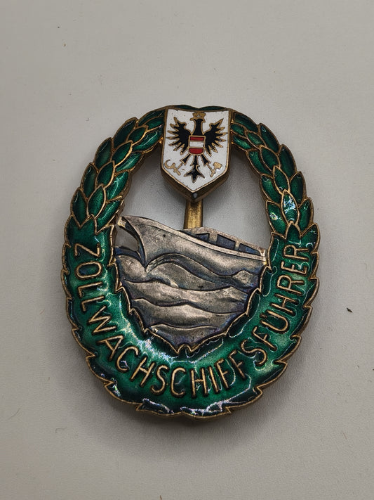 Austrian Naval Custom's Police Badge. 60s