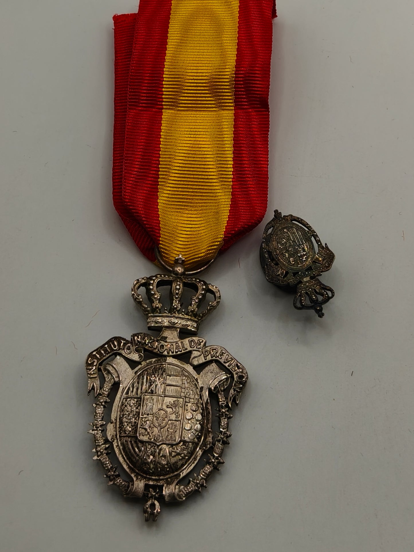 Medalla Instituto previsión Alfonso XIII