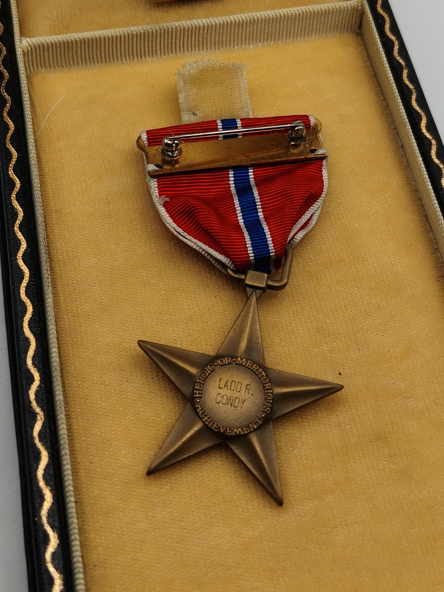 Medalla de la Orden bronce Star. Con nombre. USA