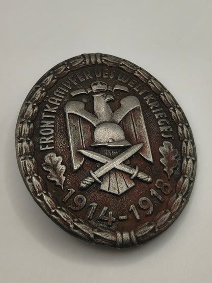Insignia excombatientes combatientes del frente. IWW Alemania Weimar