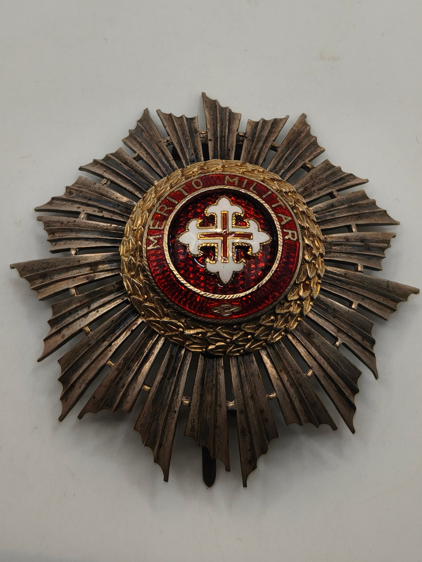 Military merit order medal cross. Portugal