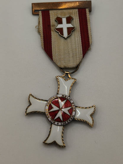 Order of Malta, Medal Enameled. Italy.