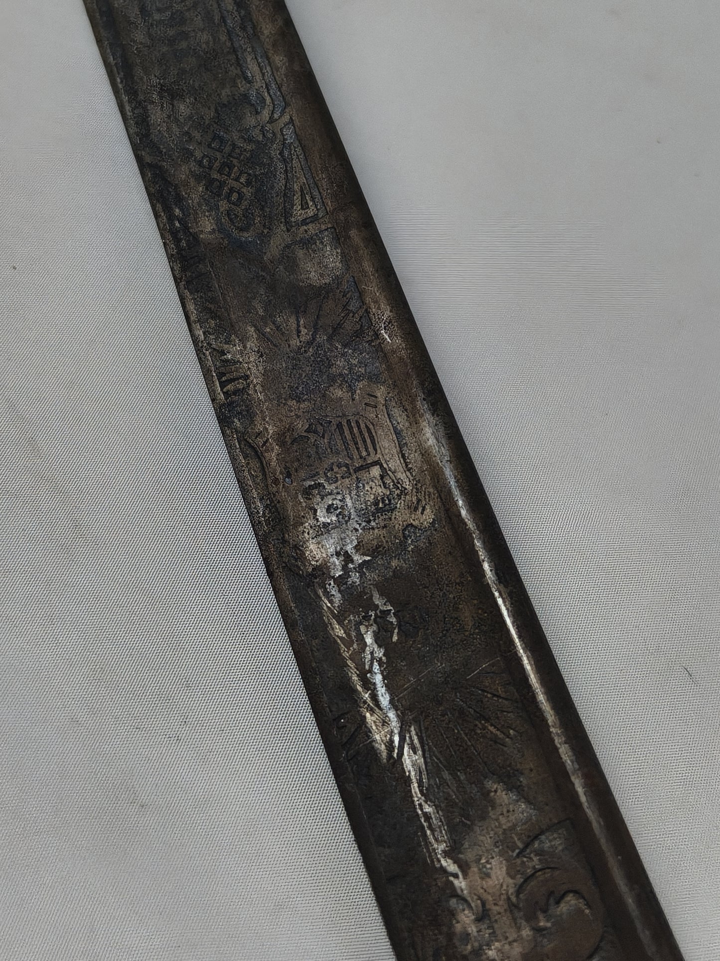 Spanish Marine Saber. Colonial period 1874.